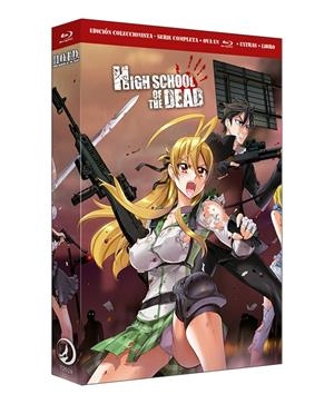 High School Of The Dead Serie Completa + OVA (Edición 2025) (EdicIón coleccionista A4) - Blu-Ray | 8424365730280 | Tetsuro Araki