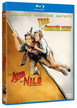 Tras El Corazón Verde (Romancing the Stone) + La Joya del Nilo (The Jewel of the Nile) - Blu-Ray | 8421394901742 | Robert Zemeckis