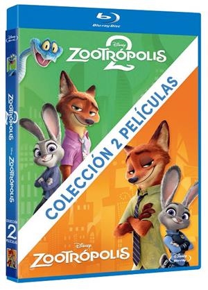 Zootrópolis 1+2 - Blu-Ray | 8421394901858 | Byron Howard, Rich Moore, Jared Bush