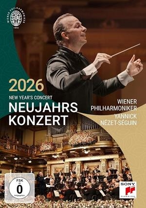 Concierto de año nuevo 2026 Wiener Philarmoniker Yannick Nézet-Séguin - DVD | 1980299668930