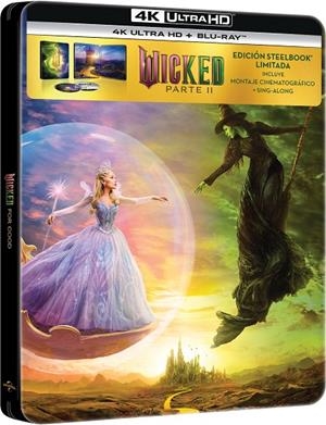 Wicked: Parte II (+ Blu-Ray) Ed. Steelbook - 4K UHD | 8414533148375 | Jon M. Chu