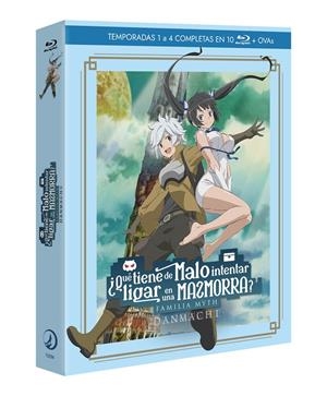 Danmachi ¿Qué tiene de malo intentar ligar en una mazmorra? Temporadas 1 a 4 - Blu-Ray | 8424365732949 | Yoshiki Yamakawa, Hideki Tachibana, Daisuke Takashima, Katsushi Sakurabi, Kiyoko Sayama, Naoyuki Kon