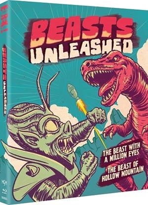Beasts Unleashed - The beast With A Million Eyes / The Beast Of Hollow Mountain Limited Edition (VOSI) - Blu-Ray | 5060000706338 | David Kramarsky, Edward Nassour