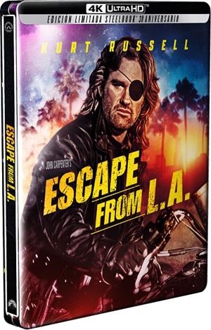 2013: Rescate en L.A. (Escape from L.A.) Ed. Steelbook - 4K UHD | 8421394102071 | John Carpenter