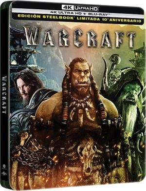 Warcraft: El Origen (+ Blu-Ray) Ed. Steelbook - 4K + Blu-Ray | 8414533150262 | Duncan Jones