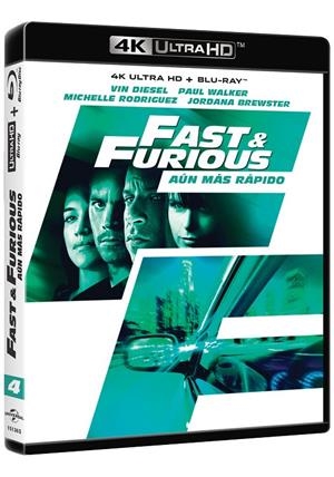 A Todo Gas 4 Aún Más Rápido (Fast & Furious 4) - 4K + Blu-Ray | 8414533151368 | Justin Lin