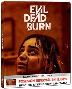 Posesión infernal: en llamas (Evil Dead Burn) (Ed. Steelbook) - 4K + Blu-Ray | 8414533151603 | Sébastien Vanicek