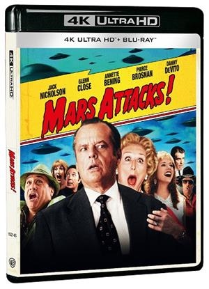 Mars Attacks - 4K + Blu-Ray | 8414533152143 | Tim Burton
