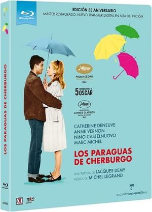 Los Paraguas De Cherburgo (V.O.S.E.)  (+ Libreto de 58 páginas) - Blu-Ray | 8436535548052 | Jacques Demy