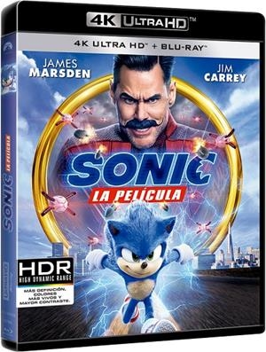 Sonic: La Película - 4K UHD | 8414533127967 | Jeff Fowler