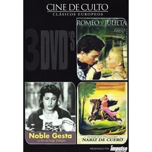 Clásicos Cine Europeo (Romeo Y Julieta / Noble Gesta / Nariz De Cuero) - DVD | 8414533079686